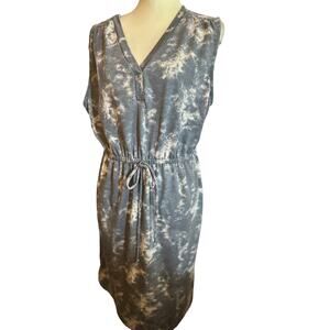 Bobeau A-Line Tie Dye Dress, Plus Size 1X